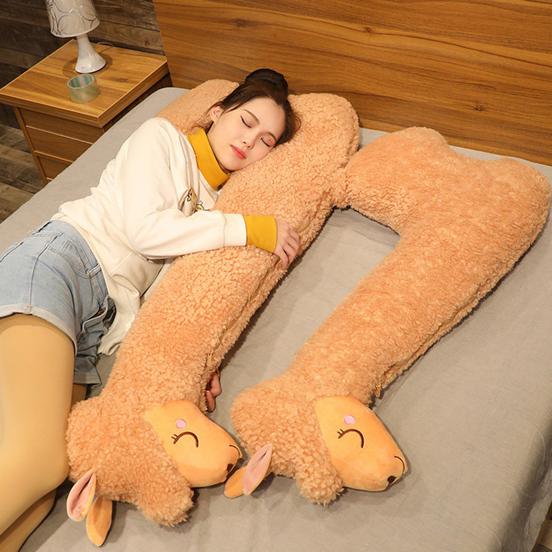 Bob the Alpaca Plushie – Oversized Plush Body Pillow