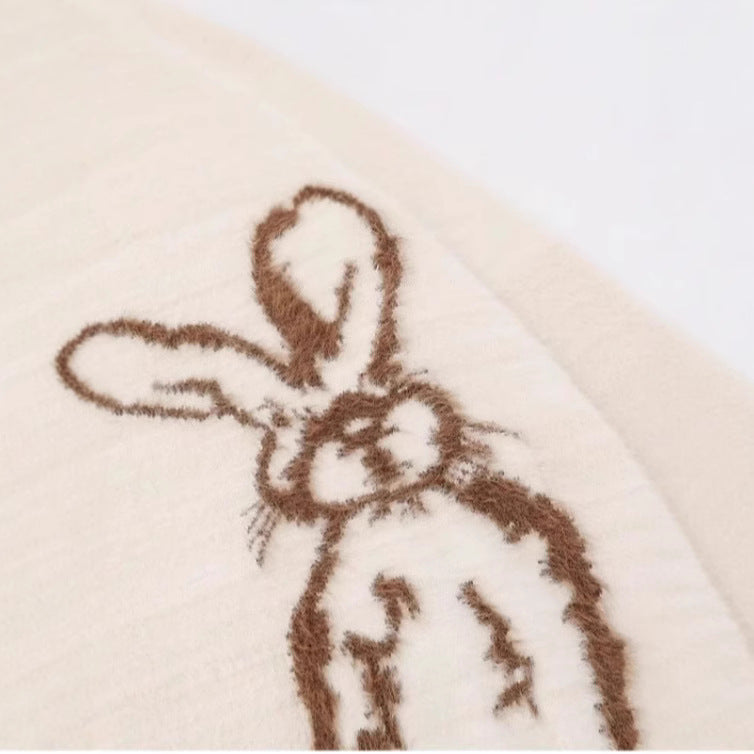 The Mohair Rebel Bunny Sweater — Cozy Oversized Pullover Sweater