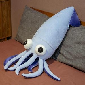 The Very Chill Squid Plushie — Oversized Plush Body Pillow