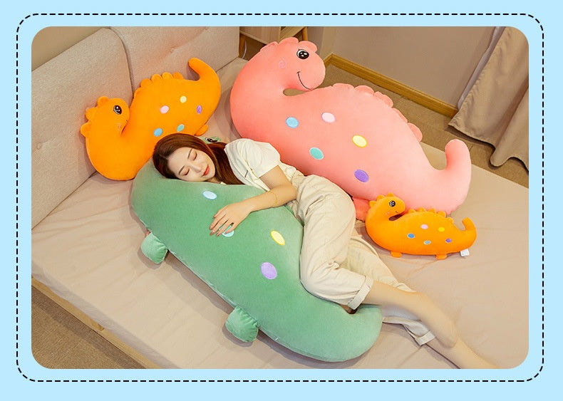 The Gentle Dino Plushie — Oversized Plush Body Pillow