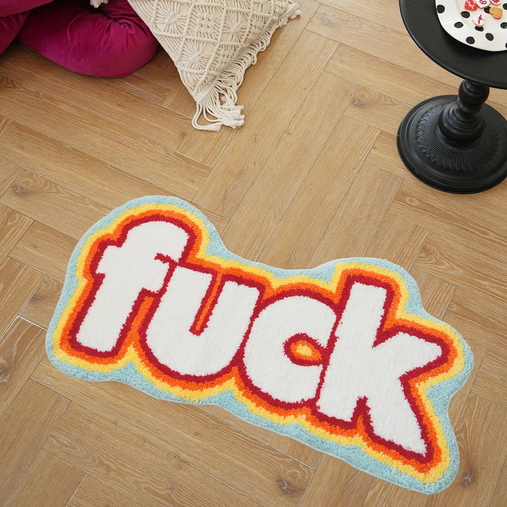 The “Fuck” Rug (Tiny But Committed)