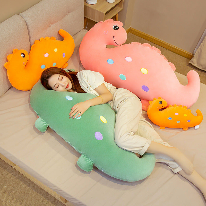 The Gentle Dino Plushie — Oversized Plush Body Pillow
