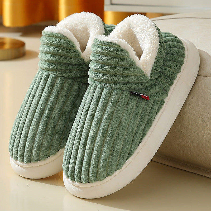 The 'I’m Not Going Back Out' Plush Slippers — Cozy Indoor Plush Slippers