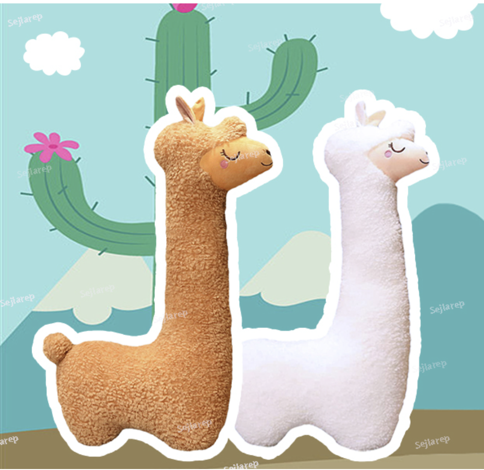 Bob the Alpaca Plushie – Oversized Plush Body Pillow