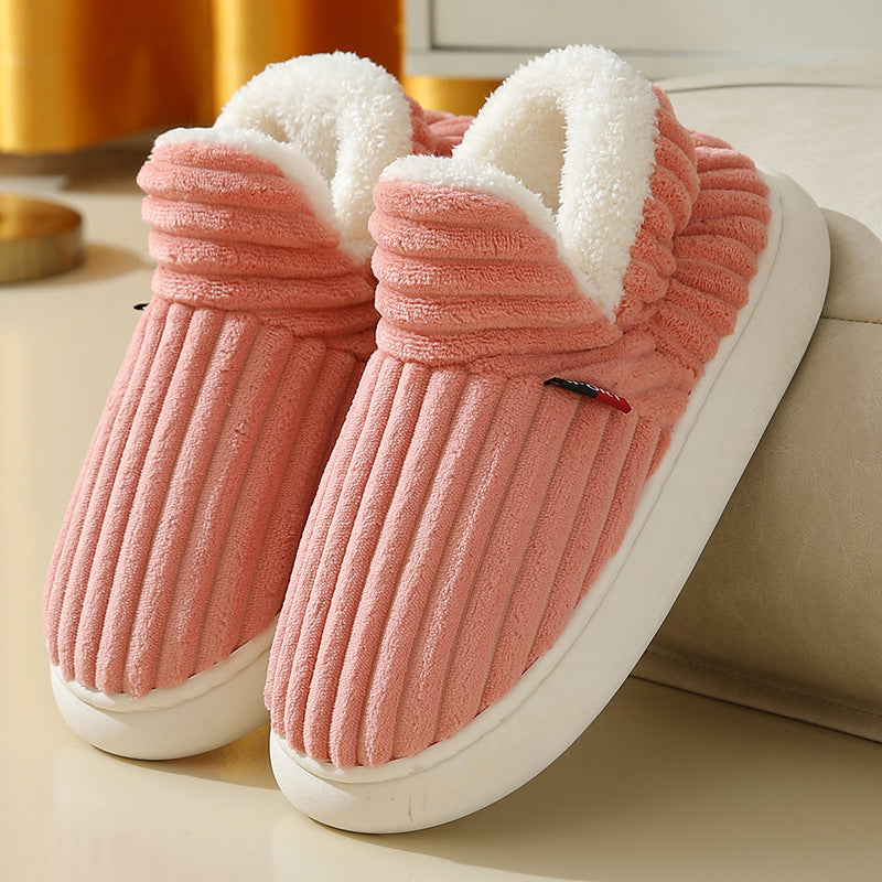The 'I’m Not Going Back Out' Plush Slippers — Cozy Indoor Plush Slippers