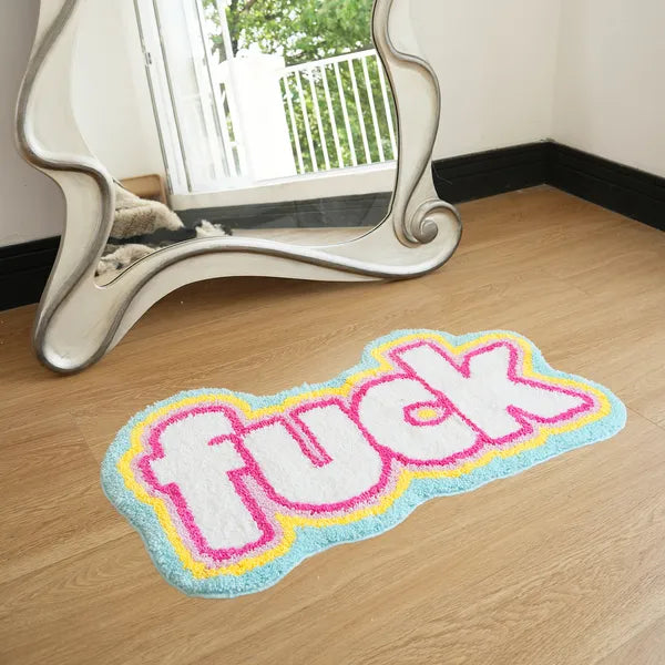 The “Fuck” Rug (Tiny But Committed)